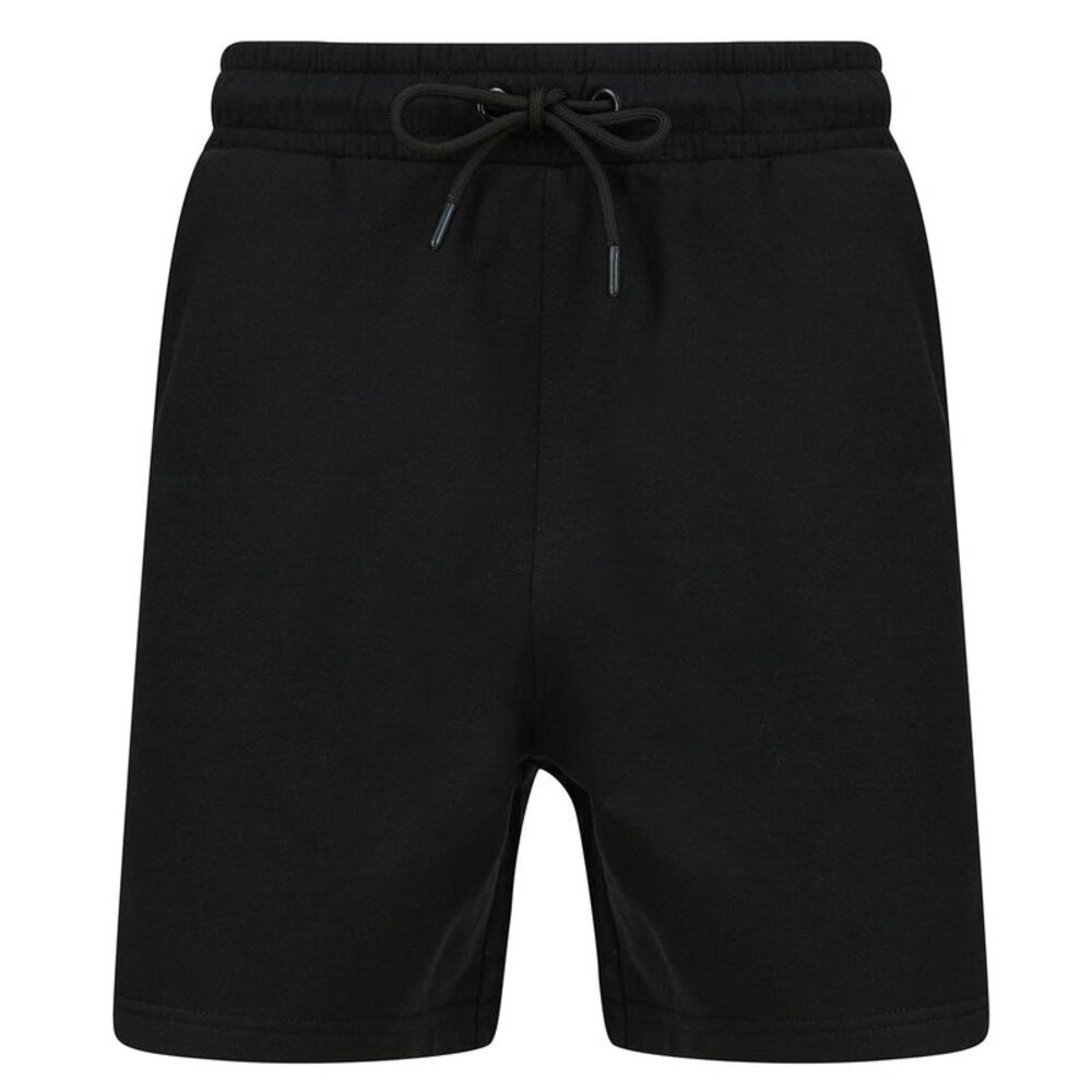 Skinni Fit Unisex Adult Fashion Sustainable Sweat Shorts / Black